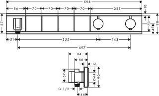 Смеситель для душа Hansgrohe RainSelect 15357400 хром